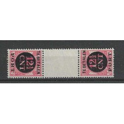 Nederland P67a/b, P68a/b KEERDRUKKEN port  MH/ongebr  CV 395 € PRACHT !!