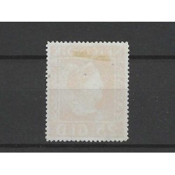 Ned. Indie 289  Wilhelmina 25Gld VFU/gebr CV 200 €