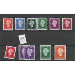 Ned. Indie  337-346 Wilhelmina  MNH/postfris  CV 120 €