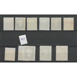 Ned. Indie  337-346 Wilhelmina  MNH/postfris  CV 120 €