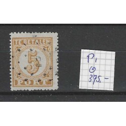 Ned. Indie  P1 Port 1874 met puntstempel 2  VFU/gebr CV 375 €
