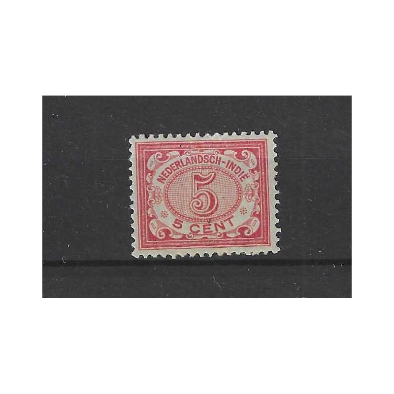 Ned. Indie 46 Cijfer MNH/postfris CV 50 € Ned. Indie 46 Cijfer MNH/postfris CV 50 €