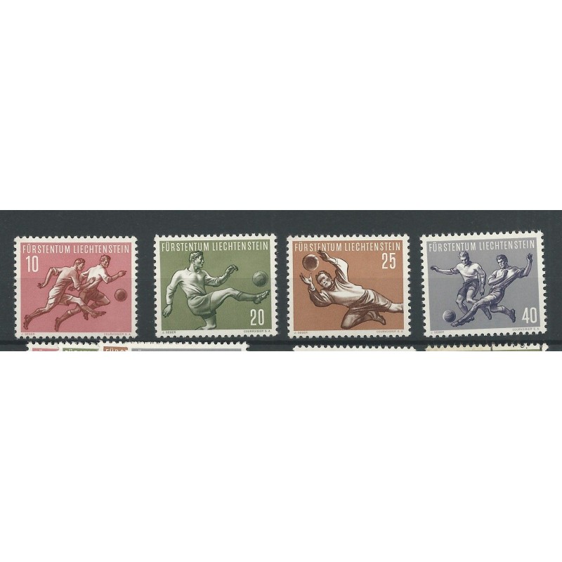Liechtenstein 322-325 Sport MNH/postfris CV 64 € Liechtenstein 322-325 Sport MNH/postfris CV 64 €