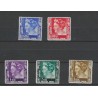 Ned. Indie  261-265  Wilhelmina  MH/ongebr CV 210 €