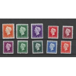 Ned. Indie 337-346 Wilhelmina   MH/ongebr CV 120 €