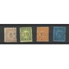 Ned. Indie P1-4 Port 1874 set  VFU/gebr  CV 600 €
