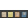 Ned. Indie P1-4 Port 1874 set  VFU/gebr  CV 600 €