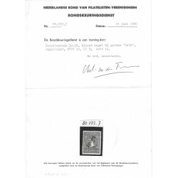 Ned. Indie D27B  Diesnt  MH/ongebr CV 42 €  certificaat !!