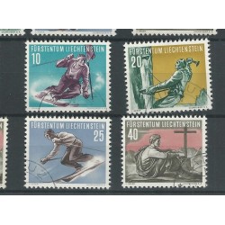 Liechtenstein  334-337 Sport  VFU/gebr CV 39 €