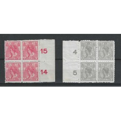 Nederland 82-83 blokje van 4 MH en MNH/postfris CV 100++ € lees svp