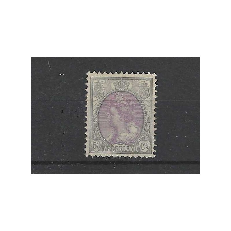 Nederland 75 Wilhelmina Bontkraag 50ct MNH/postfris CV 240 € Nederland 75 Wilhelmina Bontkraag 50ct MNH/postfris CV 240 €