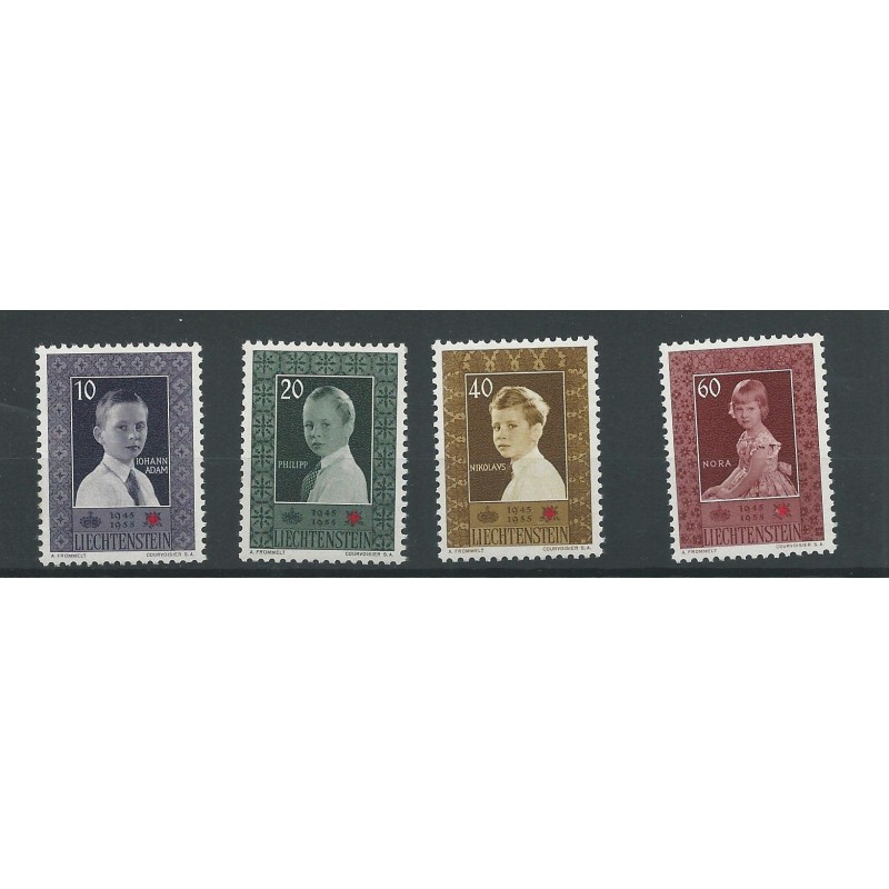 Liechtenstein 338-341 Rotes Kreuz MNH/postfris CV 32 € Liechtenstein 338-341 Rotes Kreuz MNH/postfris CV 32 €