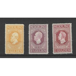 Nederland 90-101 Wilhelmina 1913  MH/ongebr CV 1560 €