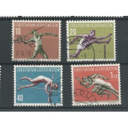 Liechtenstein  342-345  Sport  VFU/gebr  CV 31 €