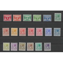 Nederland 144/148, 149/162 Cijfer en Veth MH/ongebr  CV 335 € Pracht !!