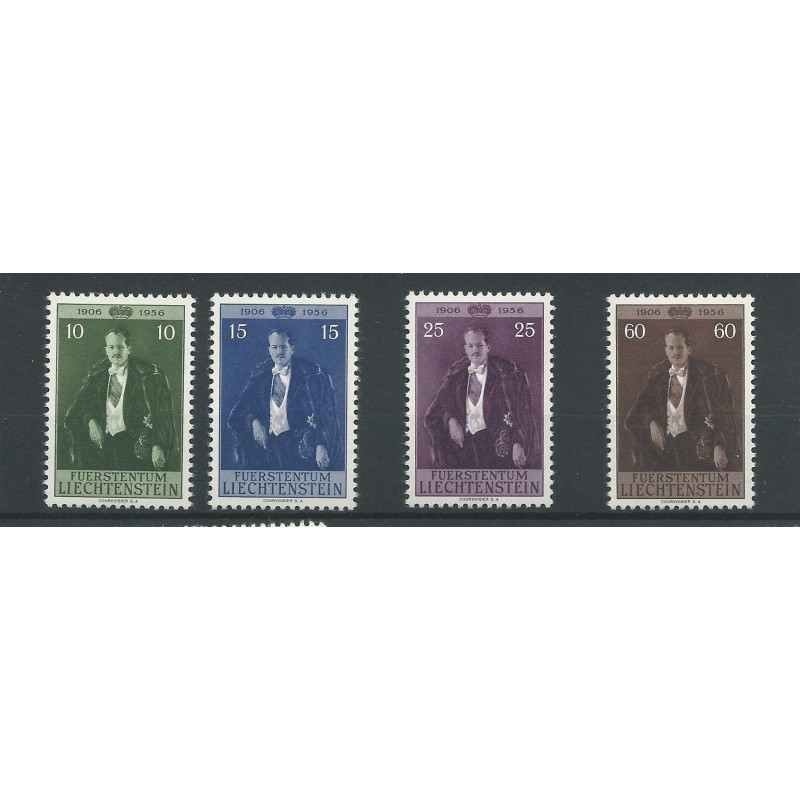 Liechtenstein 348-351 Franz Josef II MNH/postfris CV 24 € Liechtenstein 348-351 Franz Josef II MNH/postfris CV 24 €