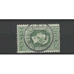 Nederland 90 Jubileum "WILLEMSTAD 1913" grootrond VFU/gebruikt