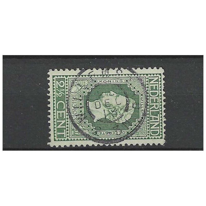 Nederland 90 Jubileum "WILLEMSTAD 1913" grootrond VFU/gebruikt Nederland 90 Jubileum "WILLEMSTAD 1913" grootrond VFU/gebruikt
