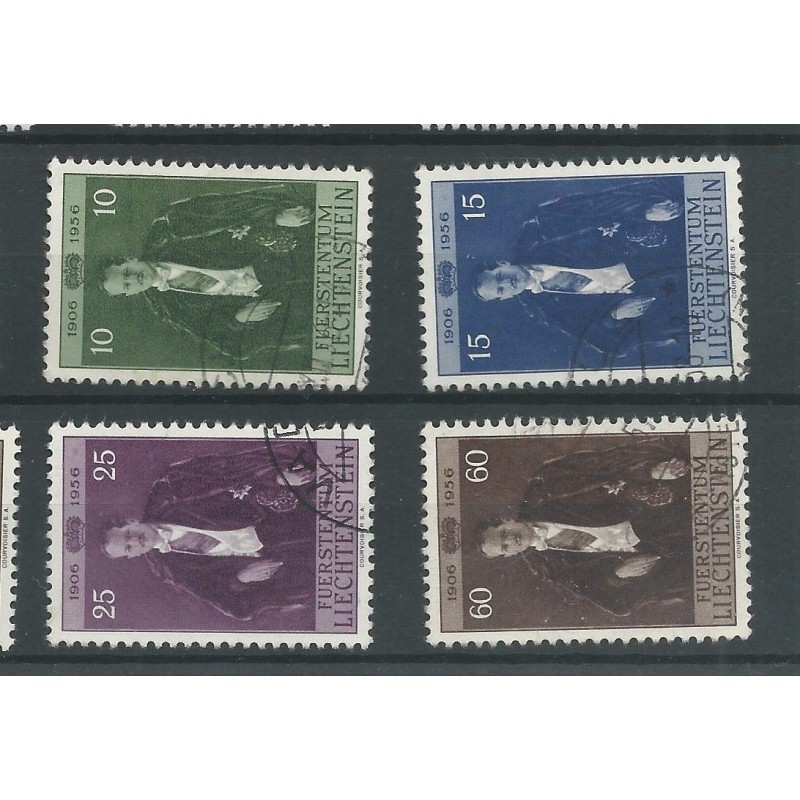 Liechtenstein  348-351 Franz Josef II  VFU/gebr  CV 14 €