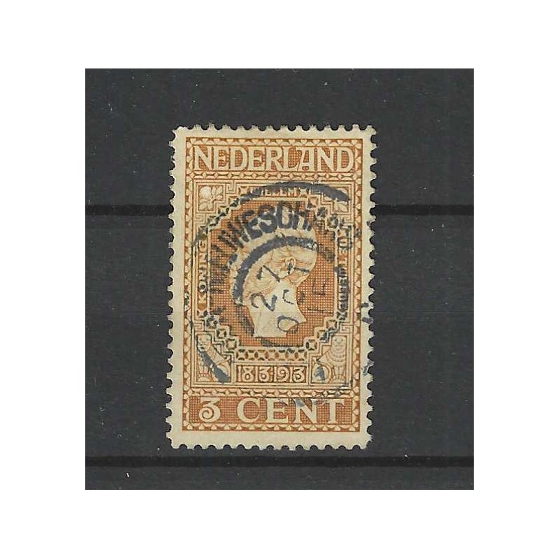 Nederland 91 Jubileum "HARLINGEN-NIEUWE SCHANS 1915" grootrond VFU/gebruikt Nederland 91 Jubileum "HARLINGEN-NIEUWE SCHANS 1915" grootrond VFU/gebruikt