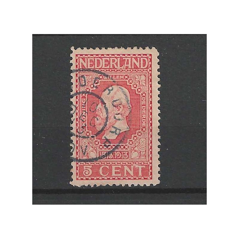 Nederland 92 Jubileum "LEIDERDORP 1913" grootrond VFU/gebruikt Nederland 92 Jubileum "LEIDERDORP 1913" grootrond VFU/gebruikt