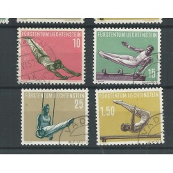 Liechtenstein  353-356 Sport VFU/gebr  CV 50 €