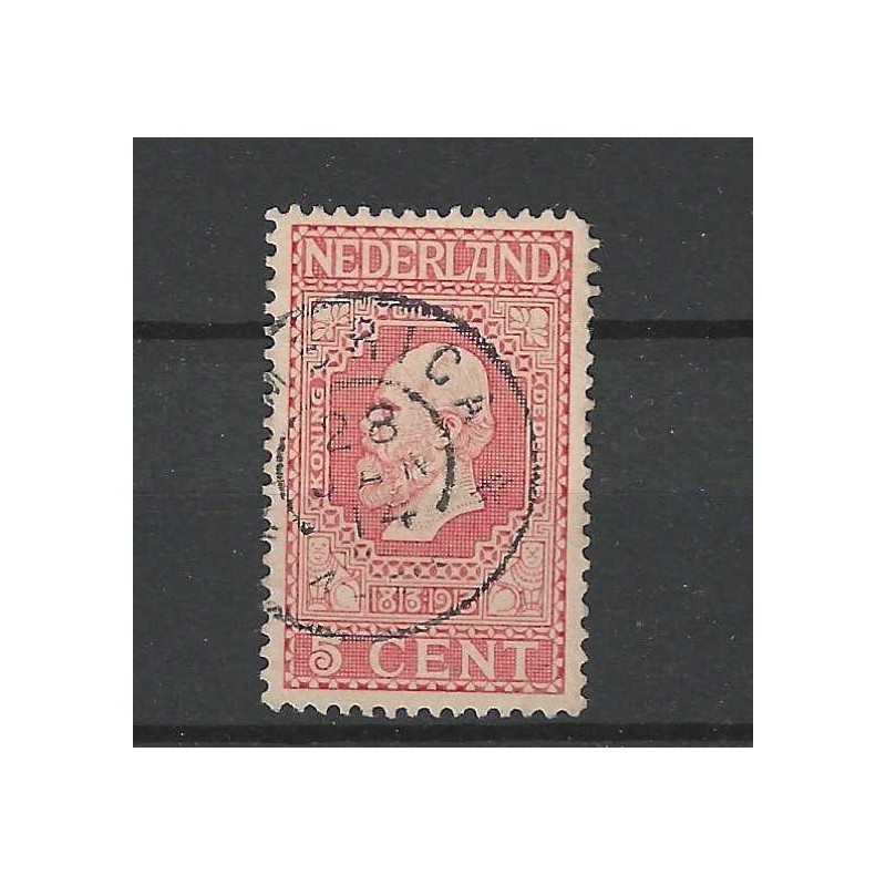 Nederland 92 Jubileum "AMERICA 1914" grootrond VFU/gebruikt Nederland 92 Jubileum "AMERICA 1914" grootrond VFU/gebruikt