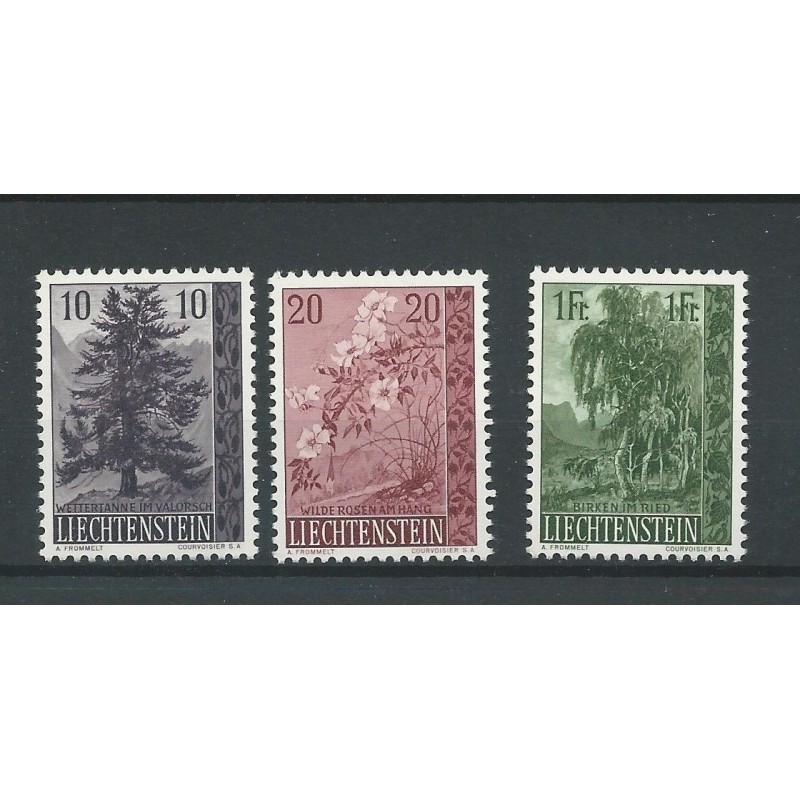 Liechtenstein 357-359 MNH/postfris CV 24 € Liechtenstein 357-359 MNH/postfris CV 24 €