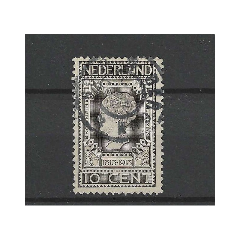 Nederland 93 Jubileum "BERGUM 1914" grootrond VFU/gebruikt