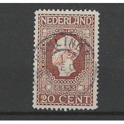 Nederland 95 Jubileum "HARLINGEN  1913" grootrond VFU/gebruikt