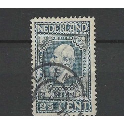 Nederland 96 Jubileum "WILLEMSTAD  1914" grootrond VFU/gebruikt