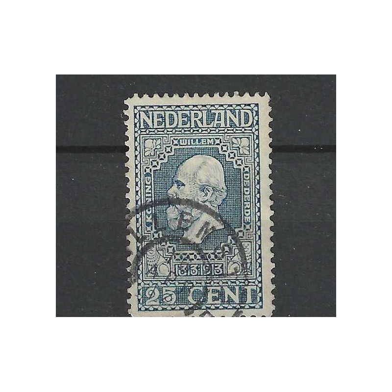 Nederland 96 Jubileum "WILLEMSTAD 1914" grootrond VFU/gebruikt Nederland 96 Jubileum "WILLEMSTAD 1914" grootrond VFU/gebruikt