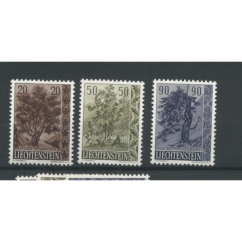 Liechtenstein 371-373 Bäume MNH/postfris CV 28 € Liechtenstein 371-373 Bäume MNH/postfris CV 28 €