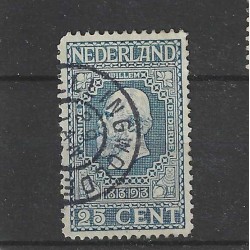 Nederland 96 Jubileum "BELLINGWOLDE 191?" grootrond VFU/gebruikt