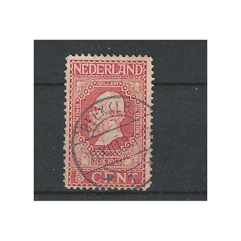 Nederland 92 Jubileum "BEEK (LB) 1913" langebalk VFU/gebruikt Nederland 92 Jubileum "BEEK (LB) 1913" langebalk VFU/gebruikt