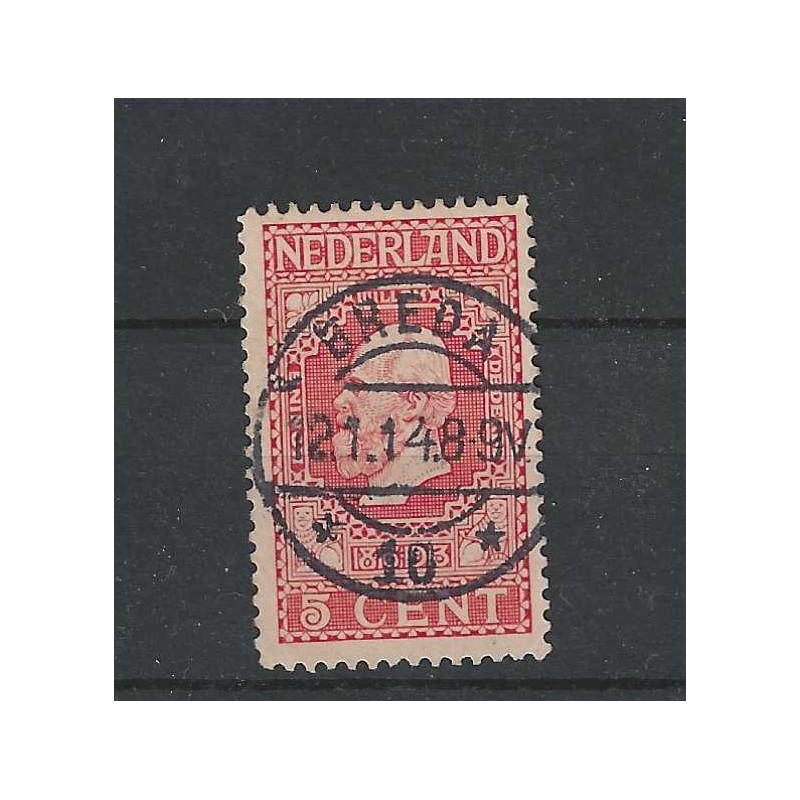 Nederland 92 Jubileum "BREDA 1914" langebalk VFU/gebruikt