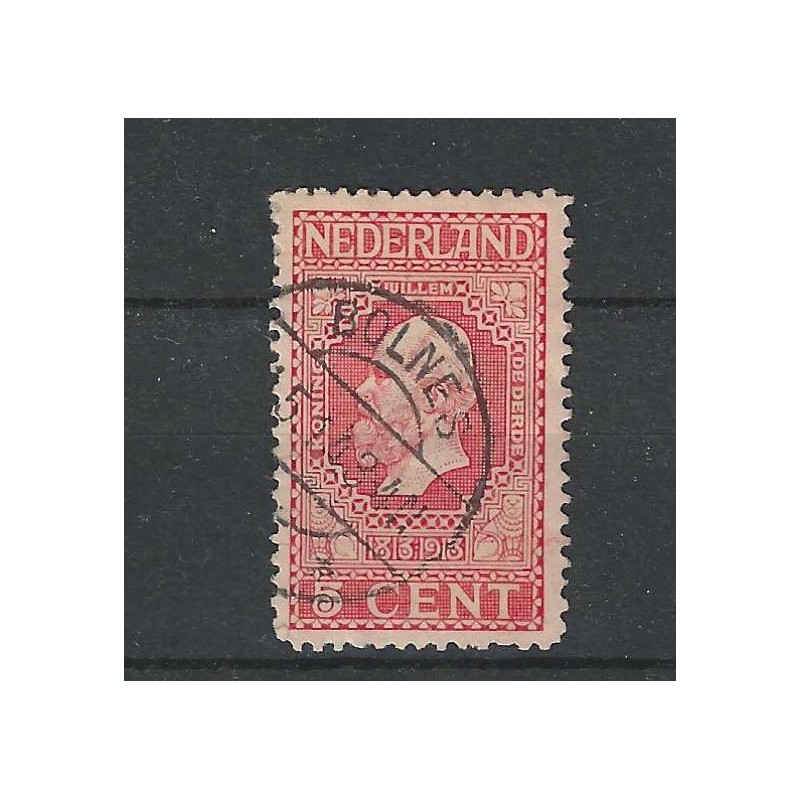 Nederland 92 Jubileum "BOLNES 1914" langebalk VFU/gebruikt