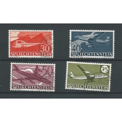 Liechtenstein  391-394 Flugpost  VFU/gebr  CV 23 €