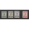 Suriname 100-103  Wilhelmina  VFU/gebr CV 72 €