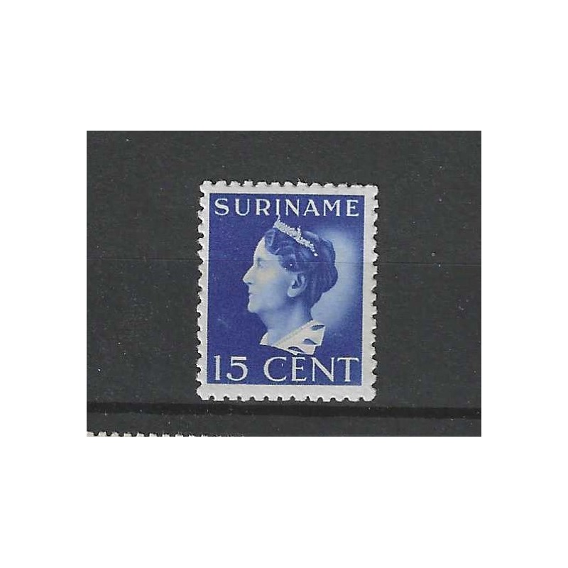 Suriname 194 Wilhelmina MNH/postfris CV 30 € Suriname 194 Wilhelmina MNH/postfris CV 30 €