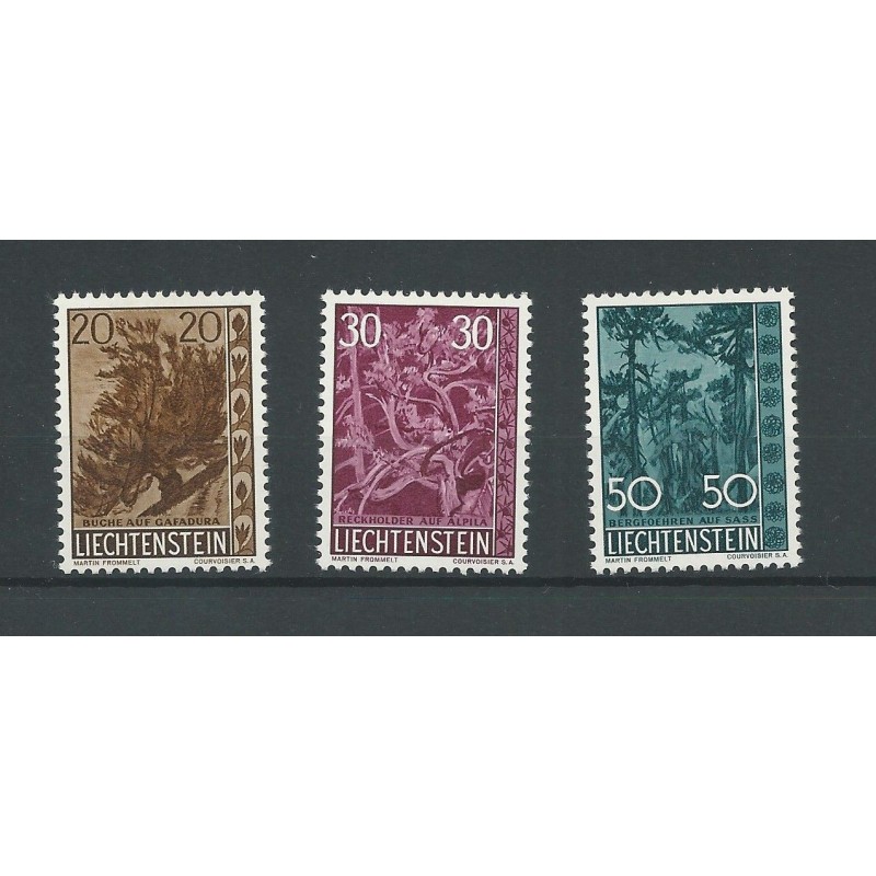 Liechtenstein 399-401 Bäume MNH/postfris CV 40 € Liechtenstein 399-401 Bäume MNH/postfris CV 40 €