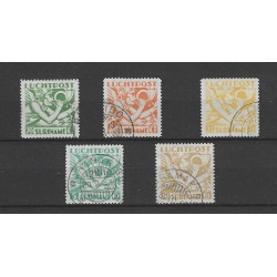 Suriname LP15-19 Luchtpost  VFU/gebr CV 515 €