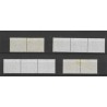 Nederland  356A-D  Guilloche combinaties VFU/gebr CV 69 €
