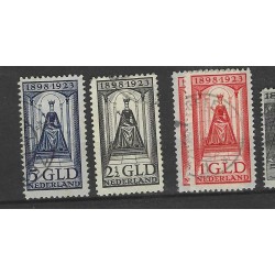Nederland  121-131 Wilhelmina 1923 VFU/gebr CV 515 €