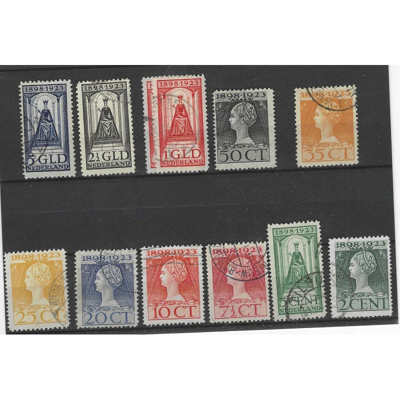 Nederland 121-131 Wilhelmina 1923 VFU/gebr CV 515 € Nederland 121-131 Wilhelmina 1923 VFU/gebr CV 515 €
