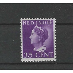 Ned. Indie 274/289 Wilhelmina Konijnenburg  MNH/postfris  CV 1185 € Attest !!
