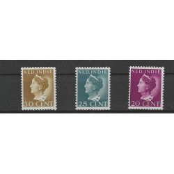 Ned. Indie 274/289 Wilhelmina Konijnenburg  MNH/postfris  CV 1185 €
