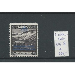 Liechtenstein D6-B DIENST "Landschaften"  MH/ongebr  CV 650 €