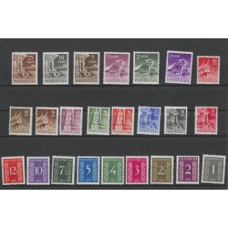 Ned. Indie/Indonesie 375/388  Gebouwen MNH/postfris  CV 316 €