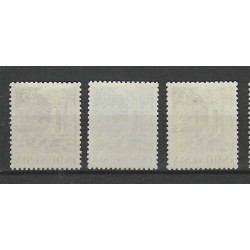 Ned. Indie/Indonesie 3-25 Gebouwen met RIS-opdruk MNH/postfris  CV 730 €